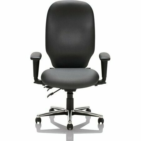 UNITED CHAIR CO Chair, Executive, w/Arms, 27inx26inx47-1/2in, Carbon UNCSVX16CP04